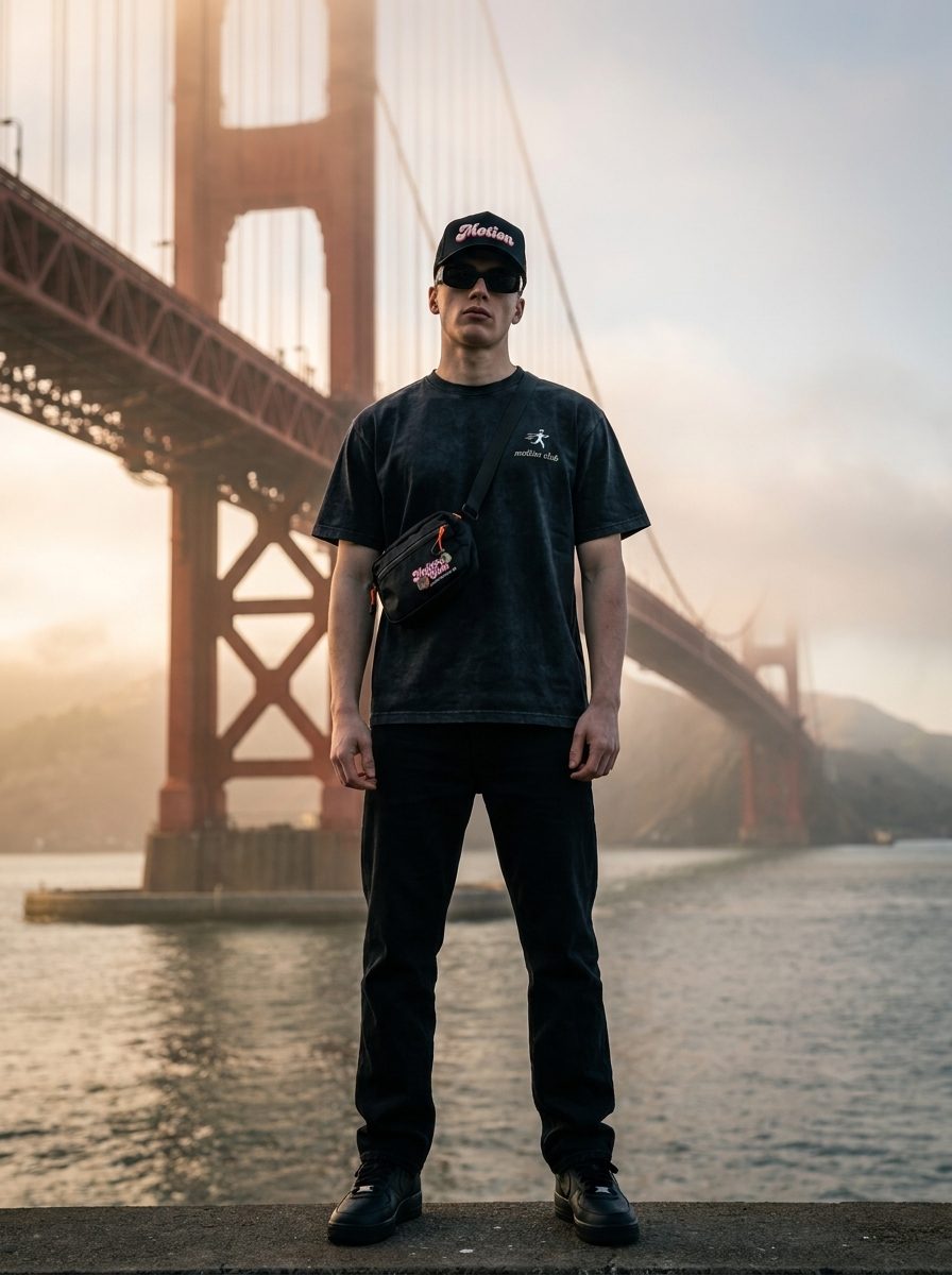 Dagger Tee at the Golden Gate Bridge
